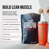 XWERKS Grow en vaso agitador, mezcla cremosa para batidos post-entrenamiento