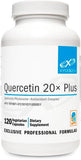 XYMOGEN Quercetina 20× Plus, botella frontal, posible apoyo inmunológico diario.