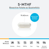 xymogen 5-mthf es, cápsulas fáciles de tragar para uso diario.