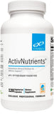 XYMOGEN ActivNutrients: vista frontal de la botella para uso diario y bienestar.