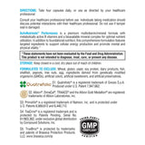 Detalle de información nutricional de ActivNutrients Performance para uso diario