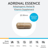 XYMOGEN Adrenal Essence: etiqueta destacada con información de la fórmula adaptógena