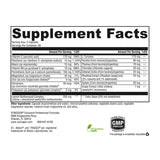 XYMOGEN Adrenal Manager, etiqueta clara de ingredientes para seguridad y transparencia