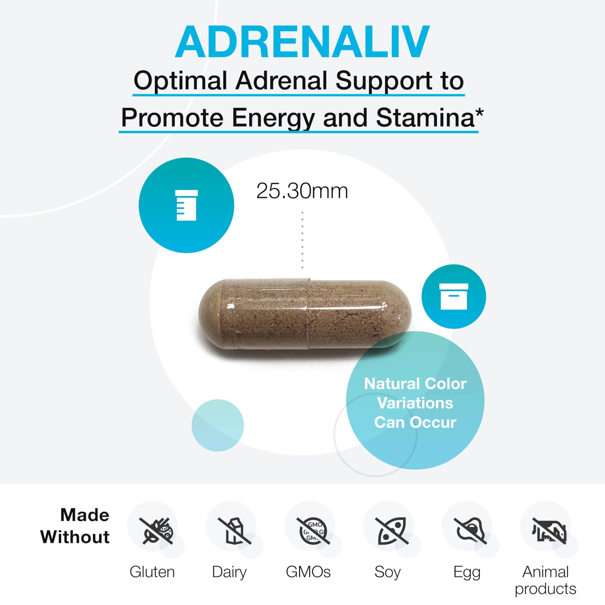 Caja externa de XYMOGEN Adrenaliv para almacenamiento seguro.