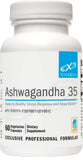 XYMOGEN Ashwagandha 35: botella de cápsulas para uso diario y soporte al estrés.