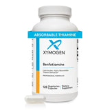 XYMOGEN Benfotiamina: botella con cápsulas para uso diario y energía celular