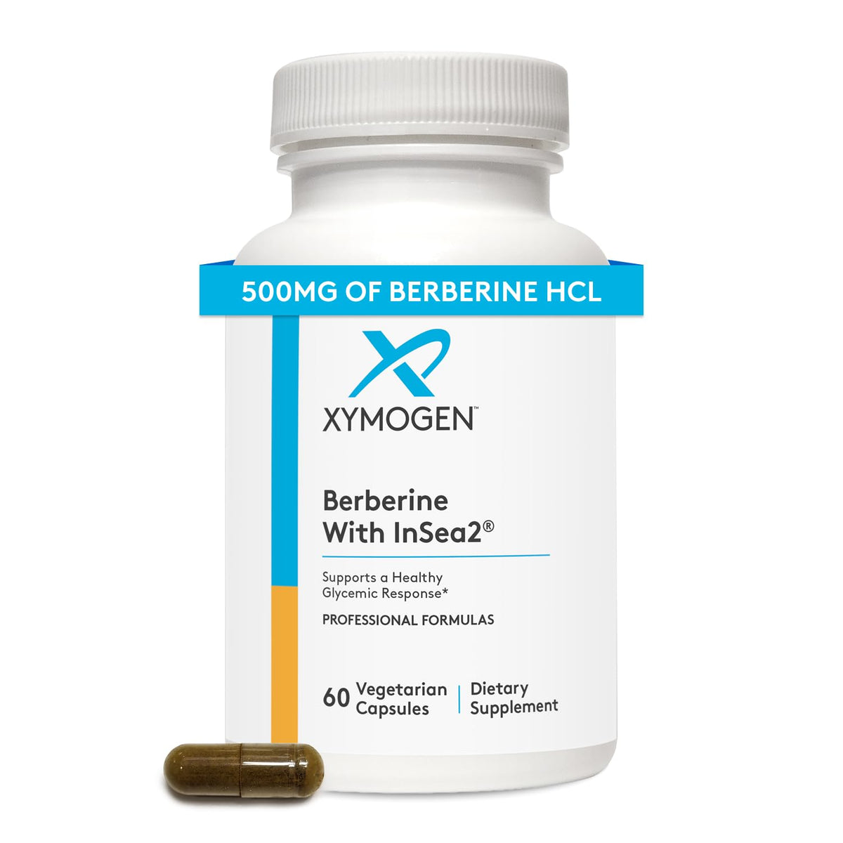 XYMOGEN berberina con InSea2 cápsulas para apoyo metabólico diario