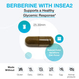 Etiqueta de XYMOGEN berberina con InSea2 mostrando ingredientes