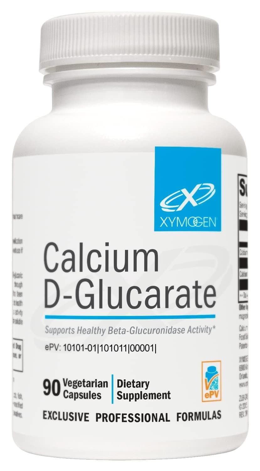 XYMOGEN D-Glucarato de calcio en bote, posible apoyo a rutas de desintoxicación hepática