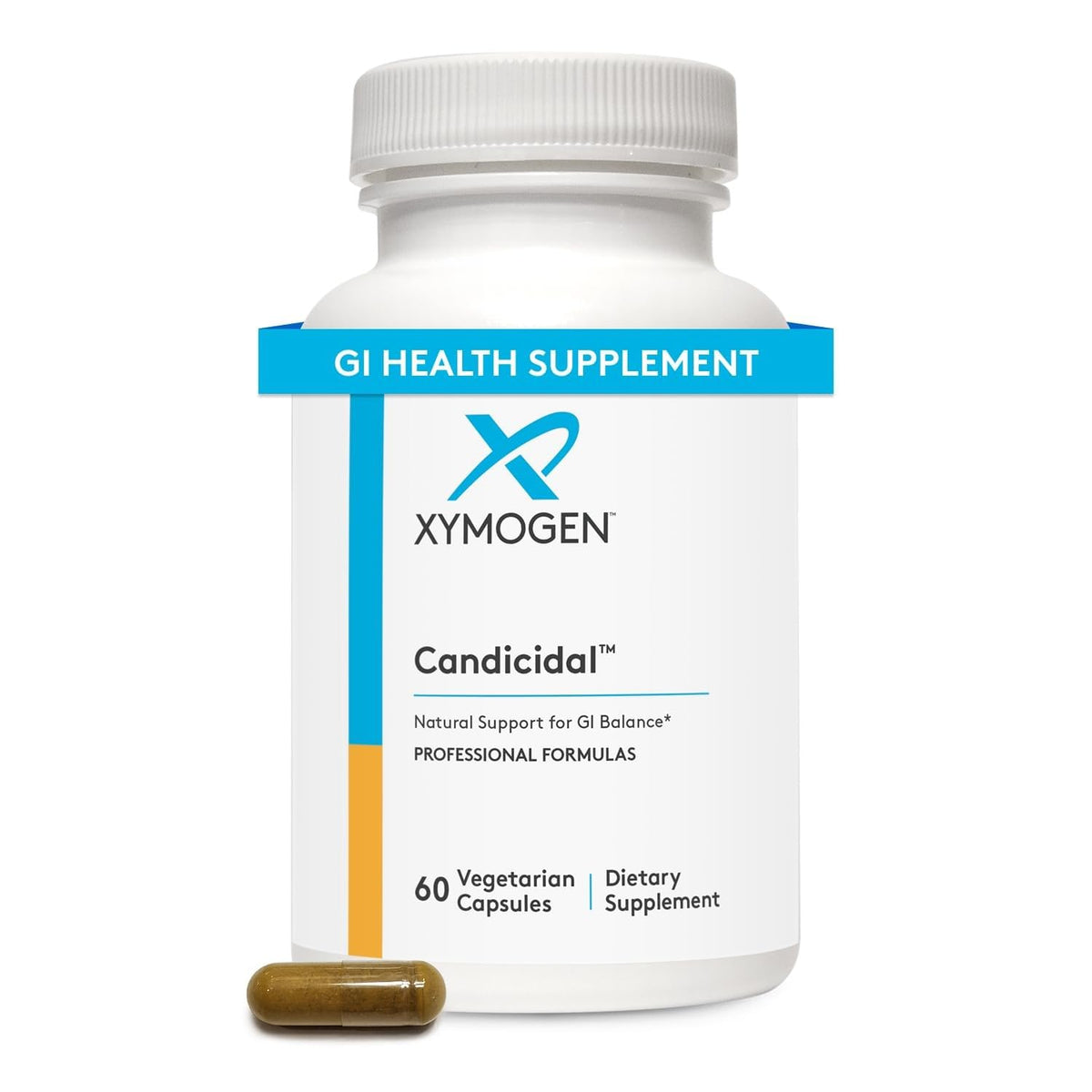 XYMOGEN Candicidal frente de bote para equilibrio intestinal