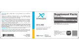 XYMOGEN D3 5000 cápsulas suaves detalle: absorción bioactiva para el día a día