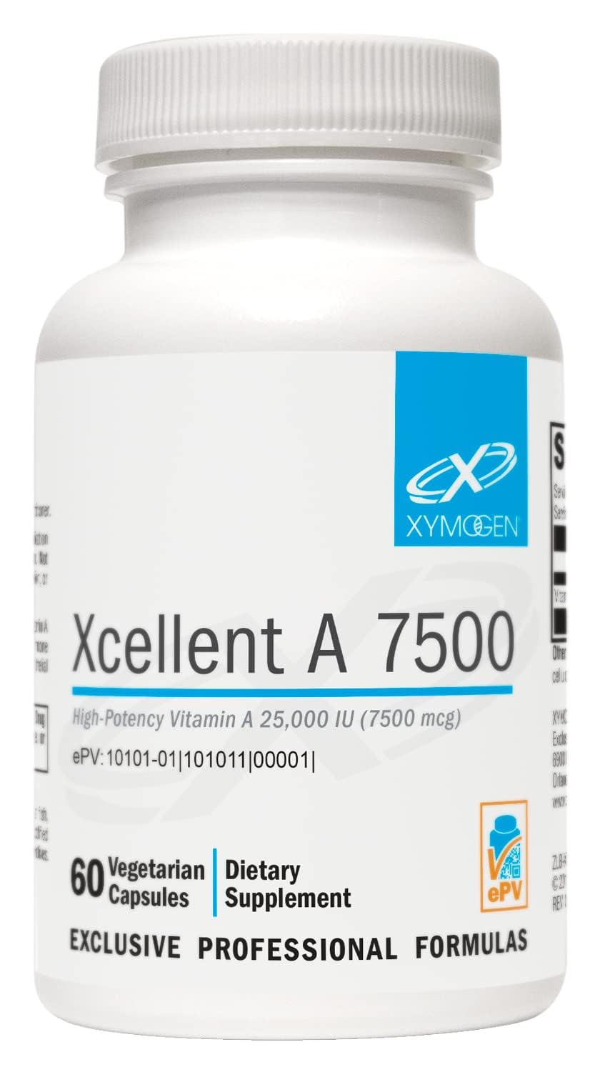 XYMOGEN Xcellent A 7500: botella de cápsulas - apoyo a la función inmune