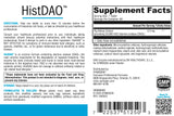 HistDAO tableta para soporte de digestión de histamina derivada de alimentos