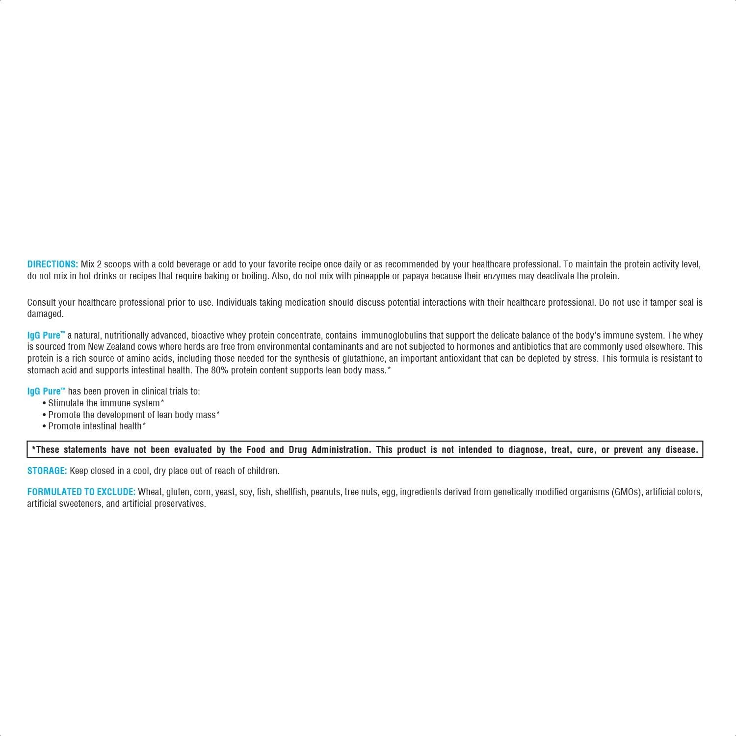 XYMOGEN IgG Pure fórmula limpia sin gluten para dietas sensibles