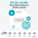 Embalaje que protege cápsulas de XYMOGEN K2-D3 10000