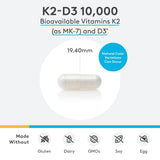 Tapa de XYMOGEN K2-D3 10000 para dosis precisa