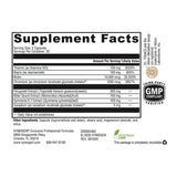 XYMOGEN MedCaps IS, etiqueta detallada, resalta ingredientes clave para metabolismo.