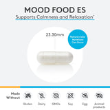 XYMOGEN Mood Food ES, dosis en la mano, guía para uso diario.
