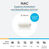 Figura de dosificación diaria XYMOGEN NAC 1200 mg para planificar la suplementación.