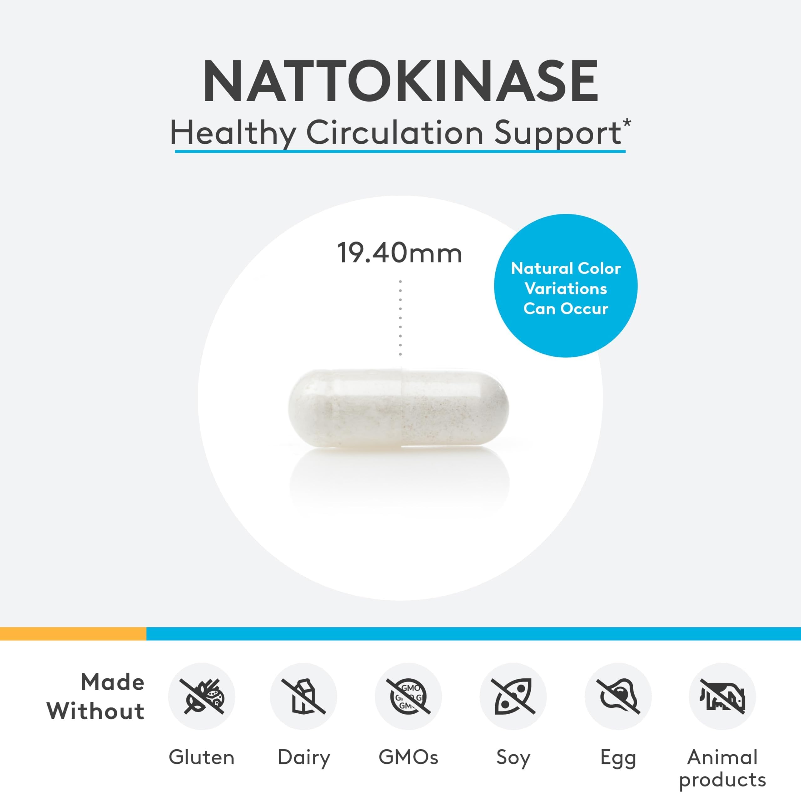XYMOGEN Nattokinase uso diario recomendado, cápsulas fáciles de tragar