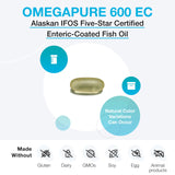 XYMOGEN OmegaPure 600 EC, etiqueta IFOS y pureza certificada