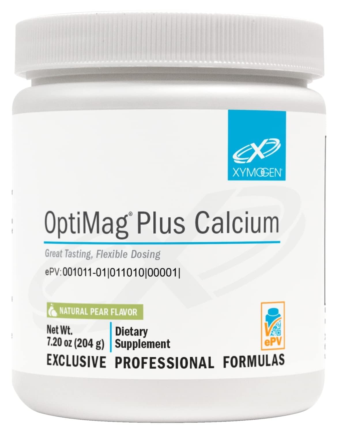 XYMOGEN OptiMag Plus Calcium botella: fácil ingesta diaria de magnesio y calcio.
