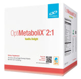 Botella XYMOGEN OptiMetaboliX para consumo diario de proteína vegetal.