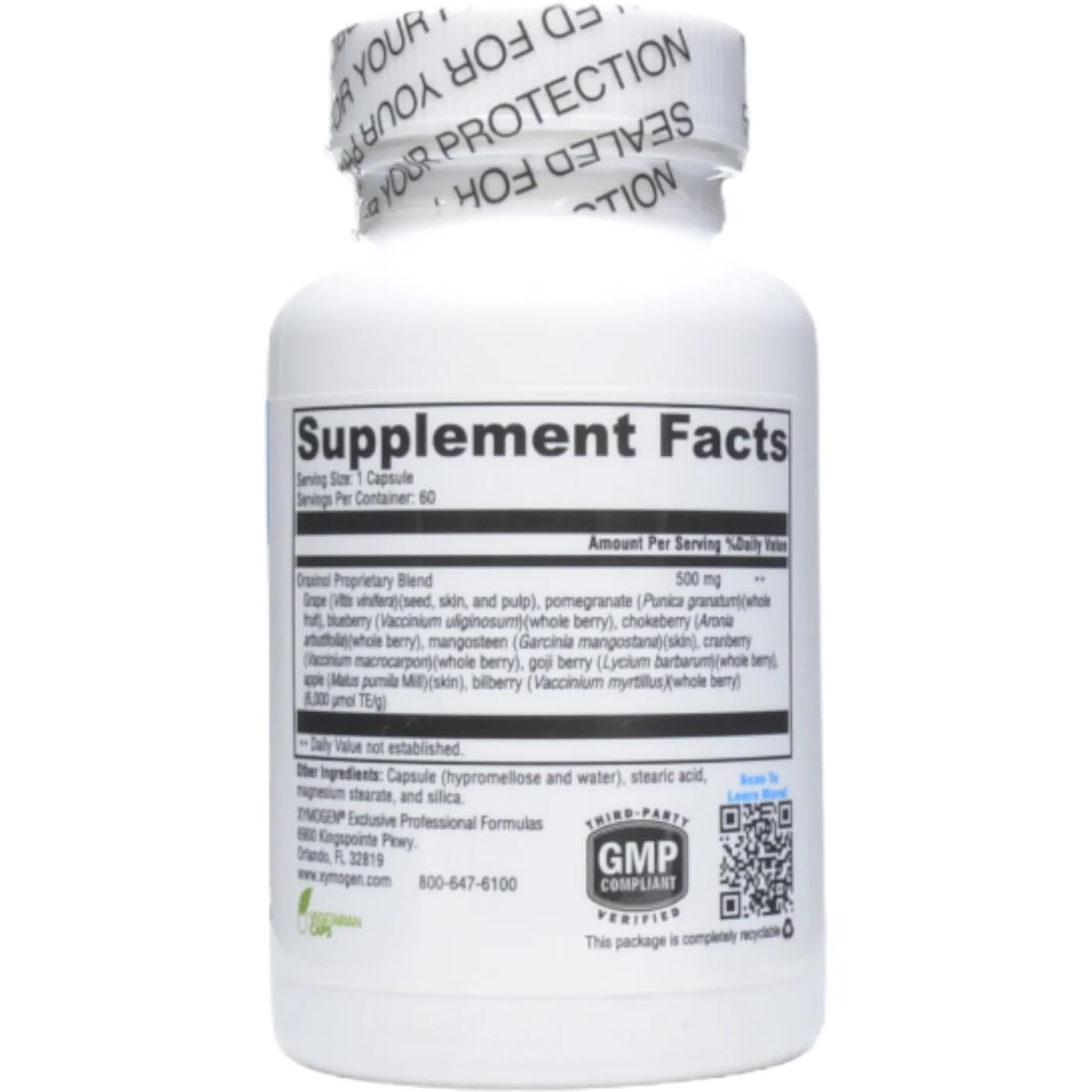 Cápsulas de Oraoxinol fáciles de tragar