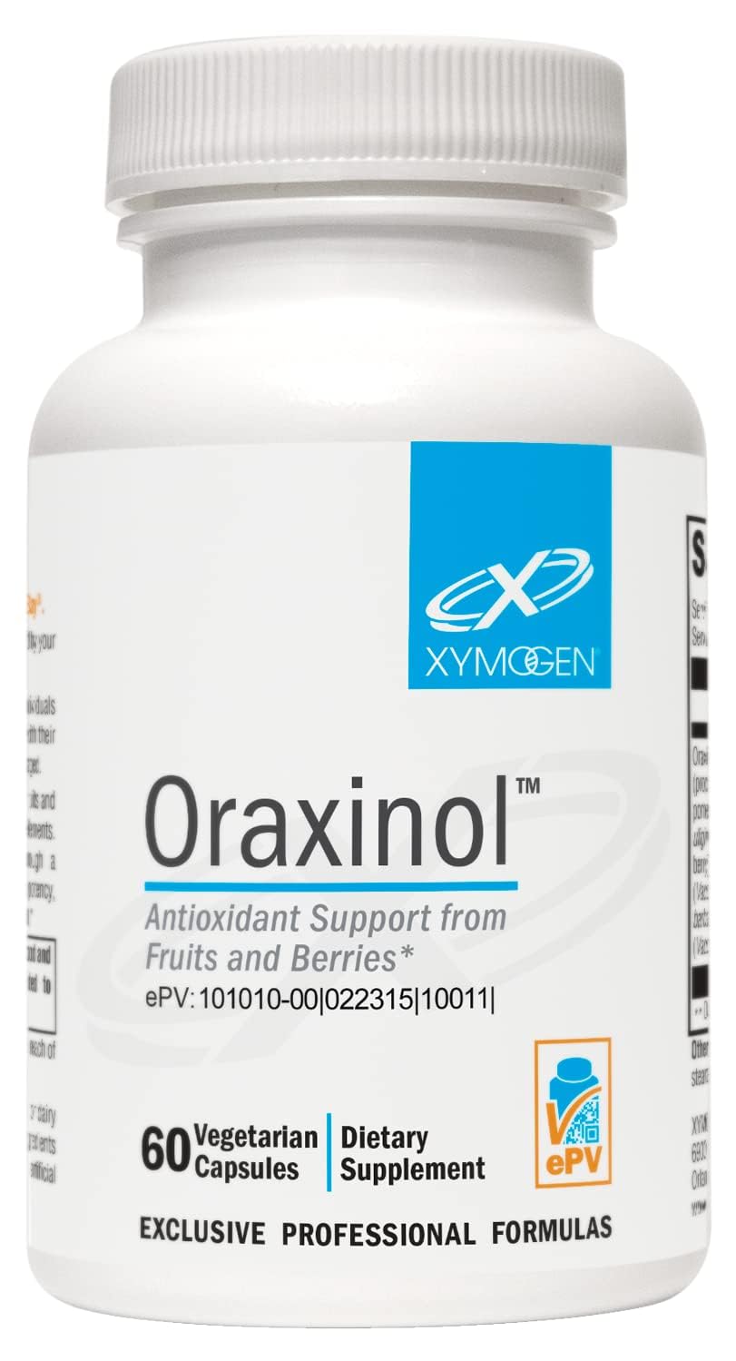 Xymogen Oraoxinol cápsulas en frasco para uso diario