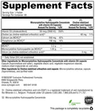 Contenido de calcio y vitamina D3 en XYMOGEN OSAplex para apoyo nutricional.