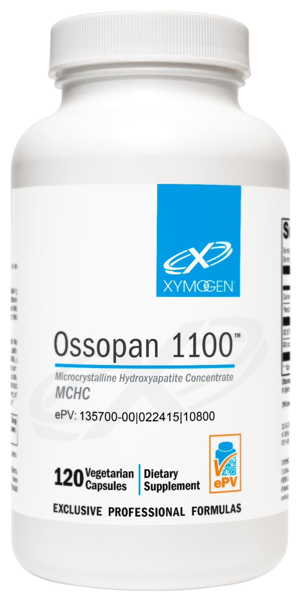 XYMOGEN Ossopan 1100, cápsulas para apoyo diario de la estructura ósea