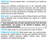 Caja de XYMOGEN PMS Soothe que destaca su formato vegano y sin alérgenos.