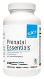 Xymogen Prenatal Essentials, bote frontal, soporte suave para la salud materna durante el embarazo.