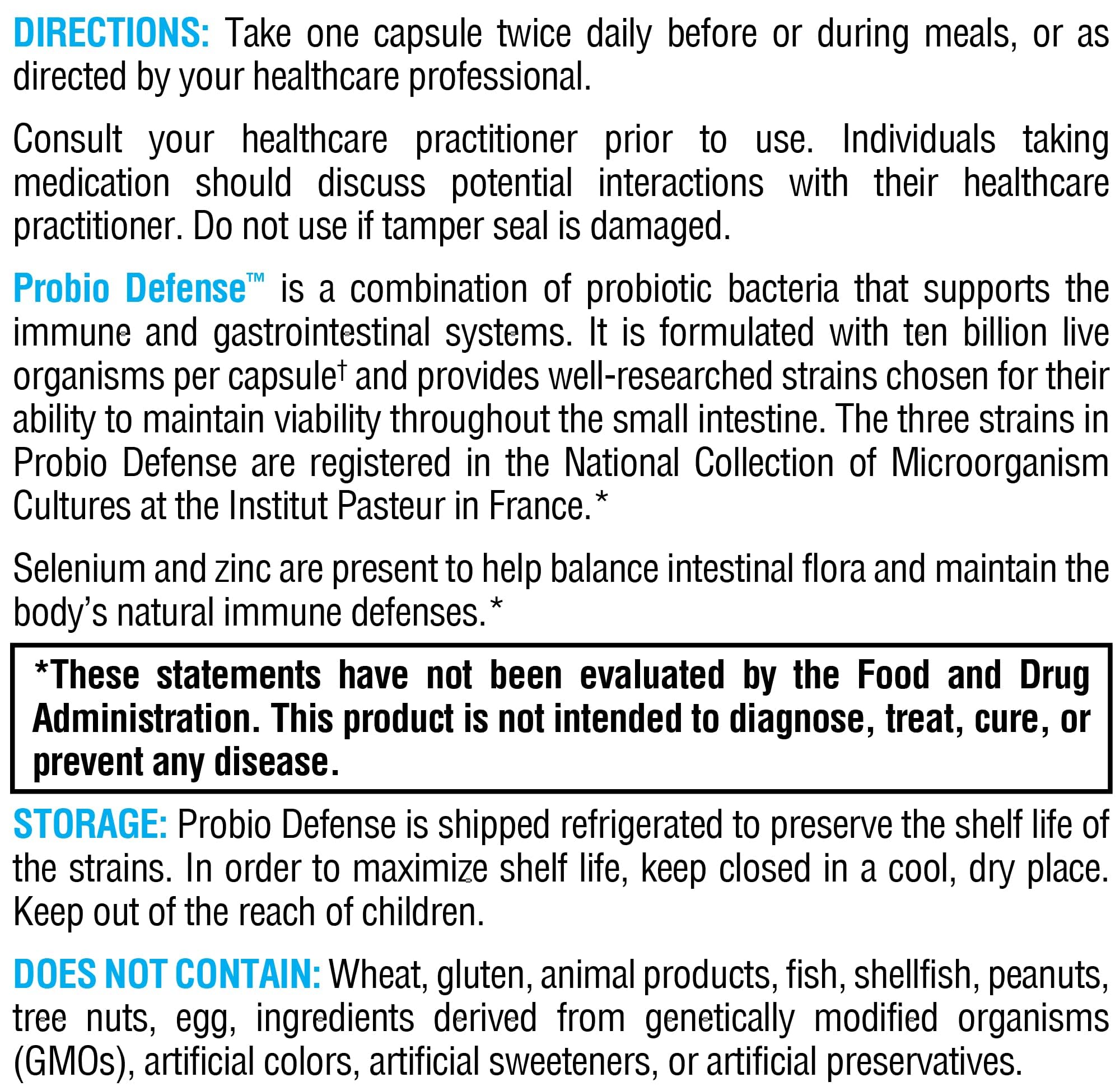Probio Defense XYMOGEN: lactobacillus rhamnosus para balance de la microbiota.