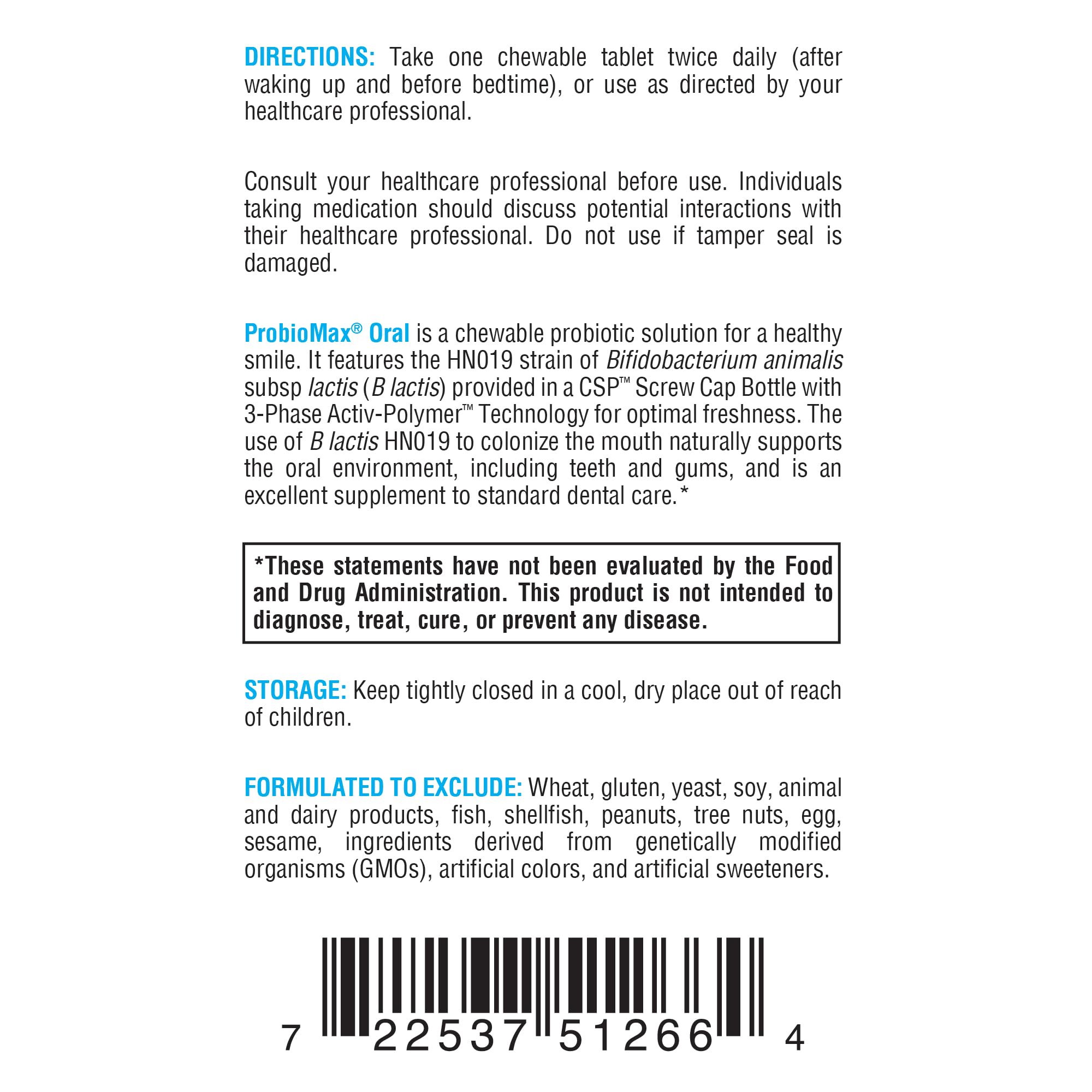 XYMOGEN ProbioMax: Bifidobacterium lactis HN019 para el entorno bucal