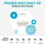Dosis diaria recomendada de ProbioMax Daily 30B para uso consistente