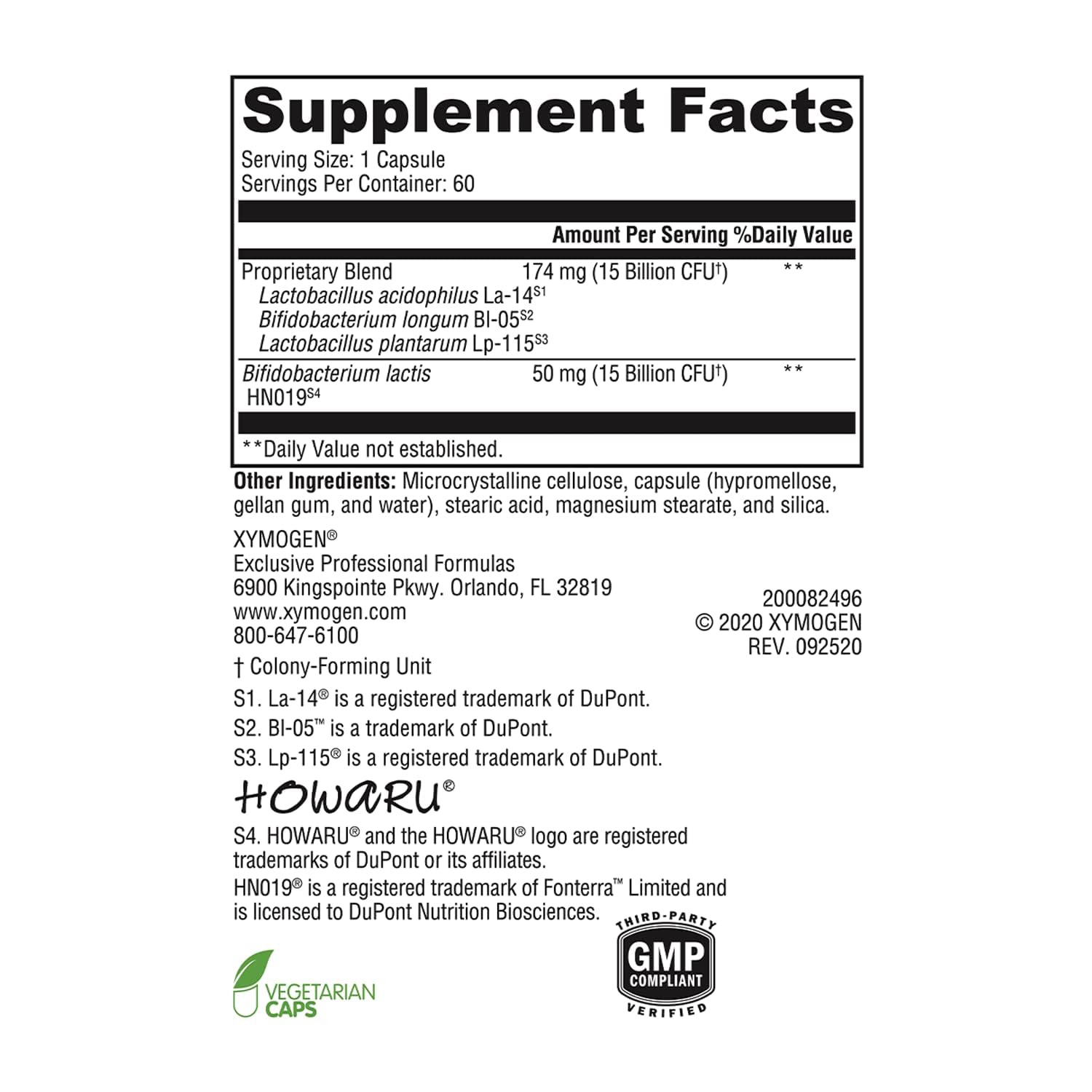 Etiqueta del producto ProbioMax Daily 30B con información clara