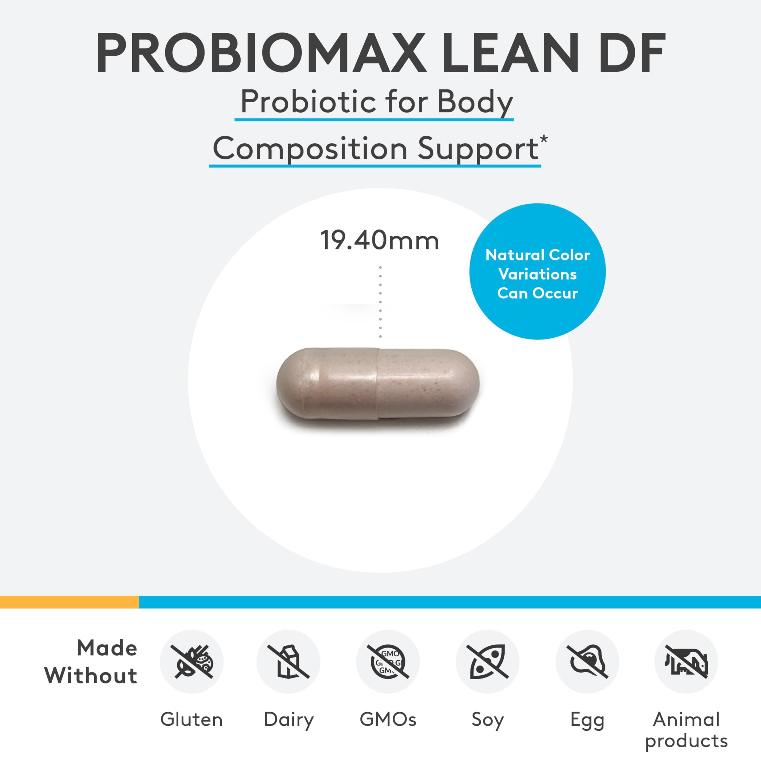 ProbioMax Lean XYMOGEN, etiqueta clara para frescura y potencia del probiótico