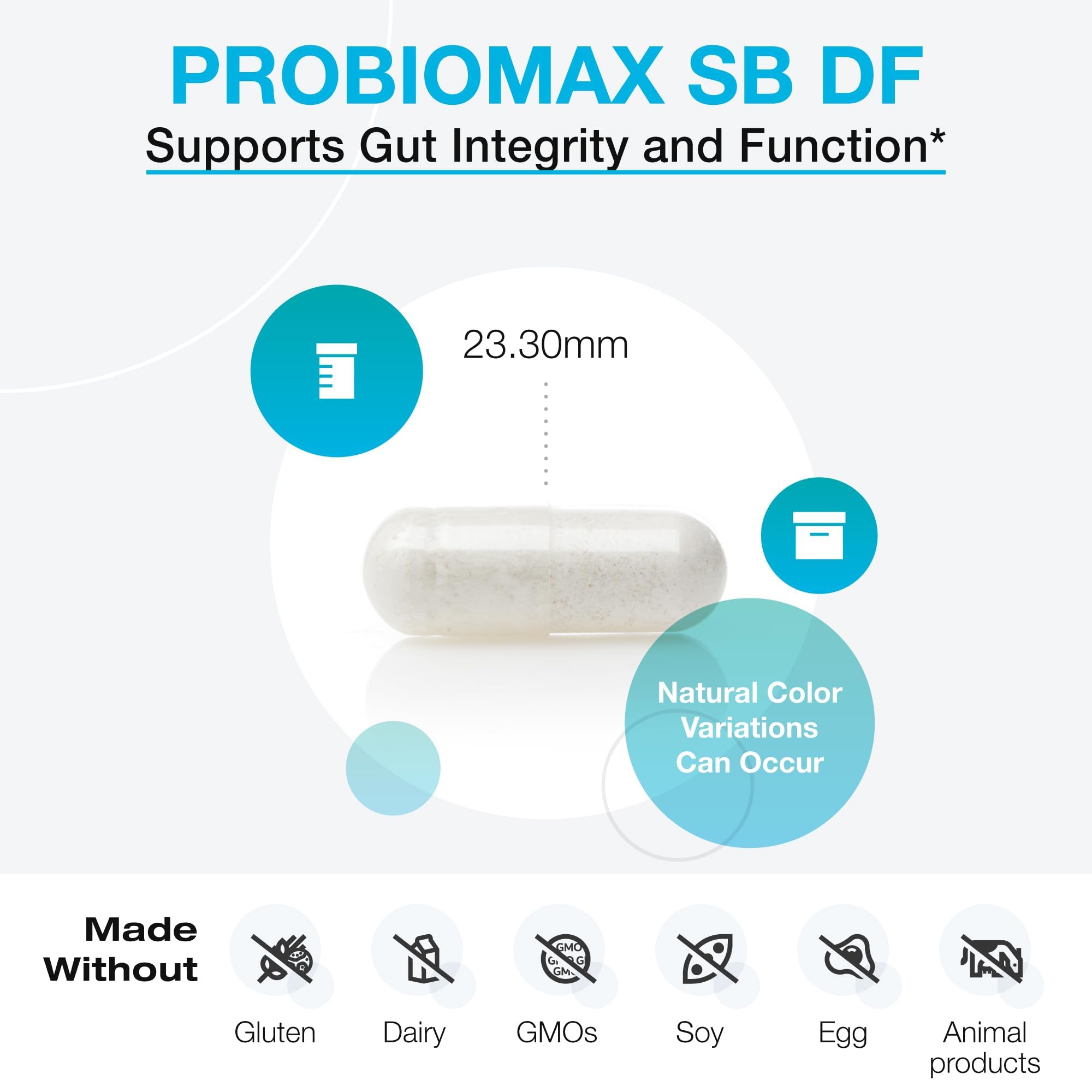 XYMOGEN ProbioMax Sb 35B: caja exterior para compra informada y protección.