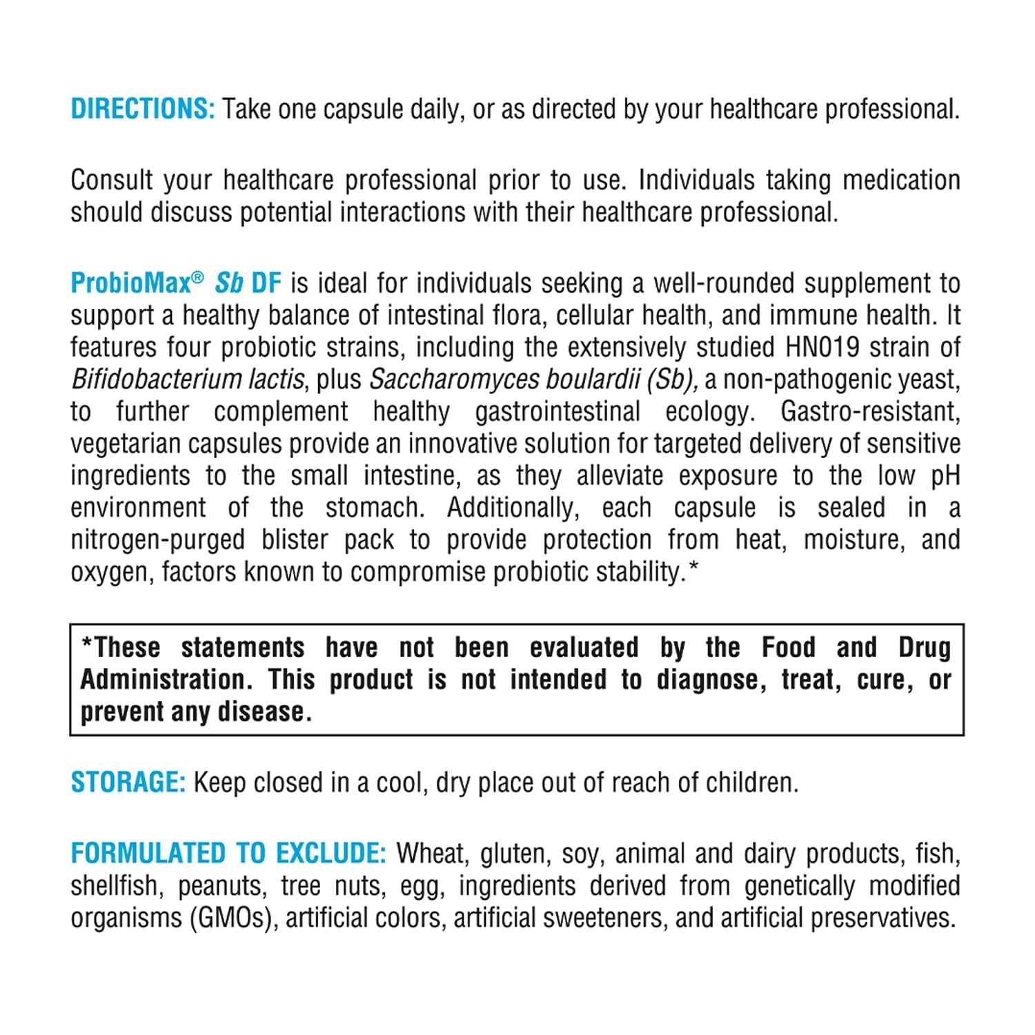 XYMOGEN ProbioMax Sb 35B: embalaje sostenible que cuida el medio ambiente.