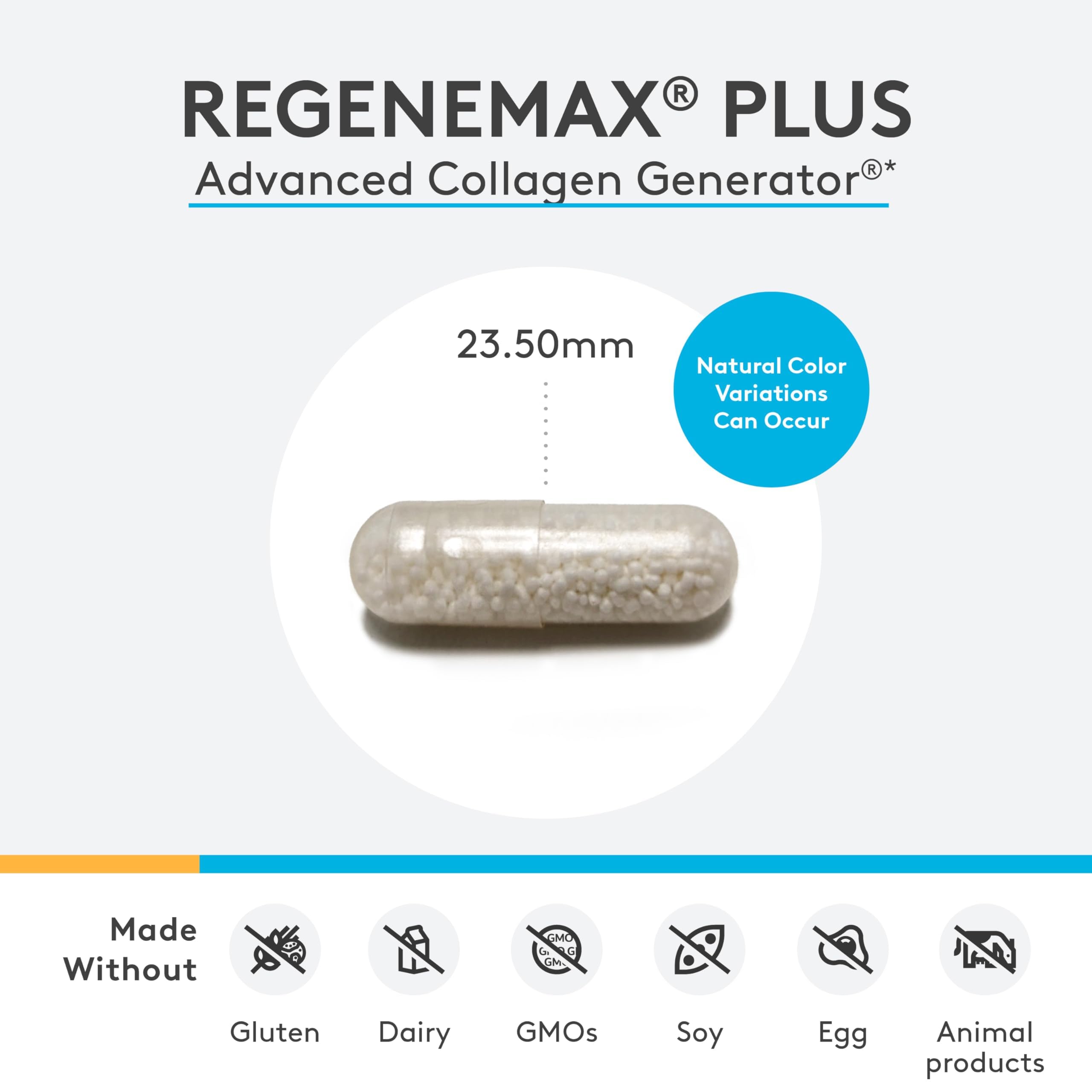 XYMOGEN RegeneMax Plus, etiqueta frontal, información clara sobre el producto.