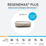 XYMOGEN RegeneMax Plus, etiqueta frontal, información clara sobre el producto.
