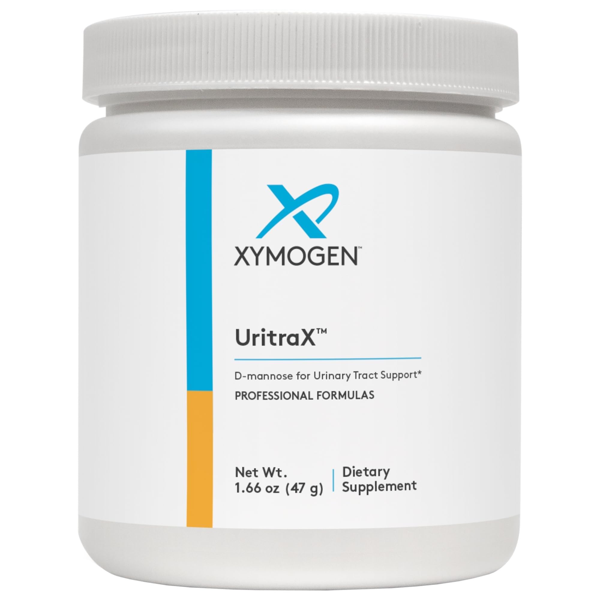 Botella de XYMOGEN UritraX para apoyar el tracto urinario.