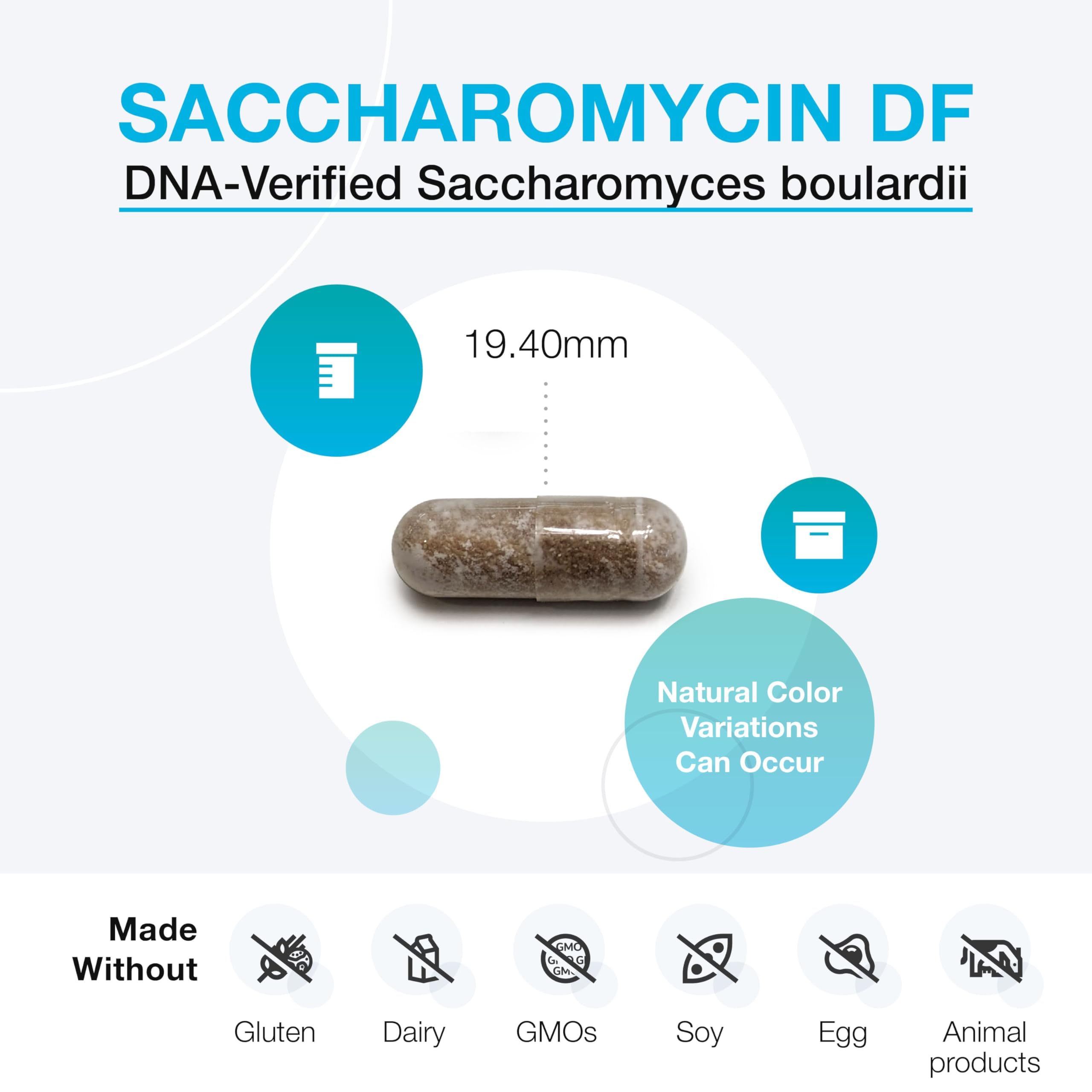 XYMOGEN Saccharomycin 10B etiqueta frontal: información clara para elegir rápidamente.