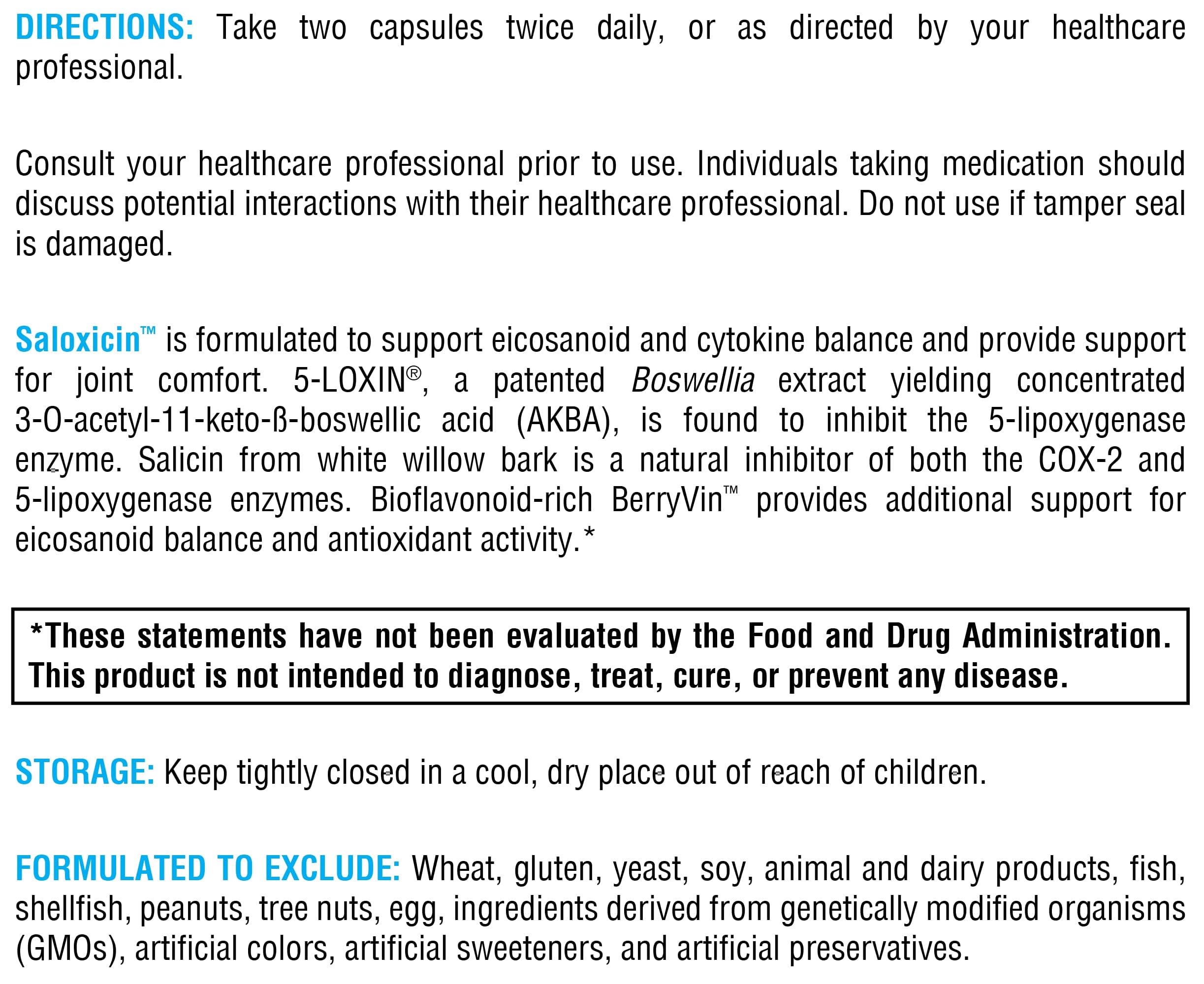 XYMOGEN Saloxicin: extracto de Boswellia para equilibrio de eicosanoides.
