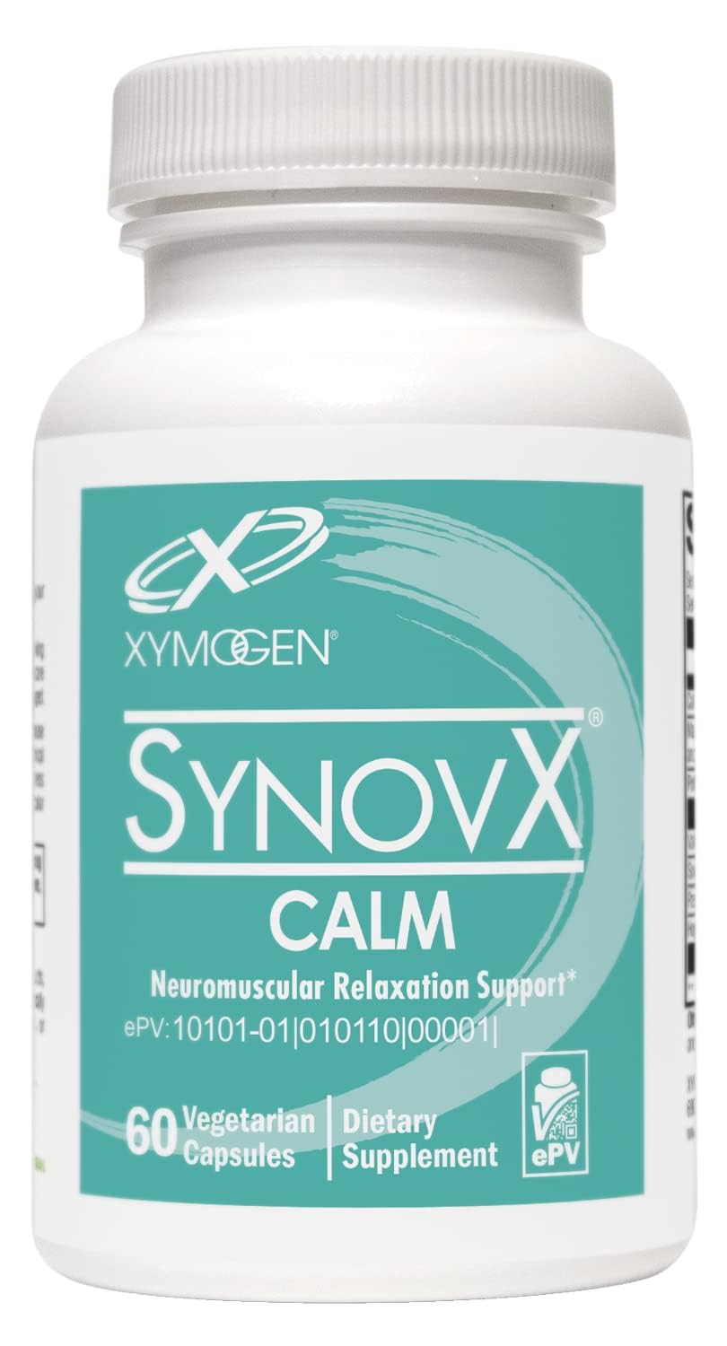 SynovX Calm: cápsulas para relajación muscular y confort diario.