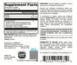 Etiqueta de XYMOGEN SynovX Relief con información de ingredientes.