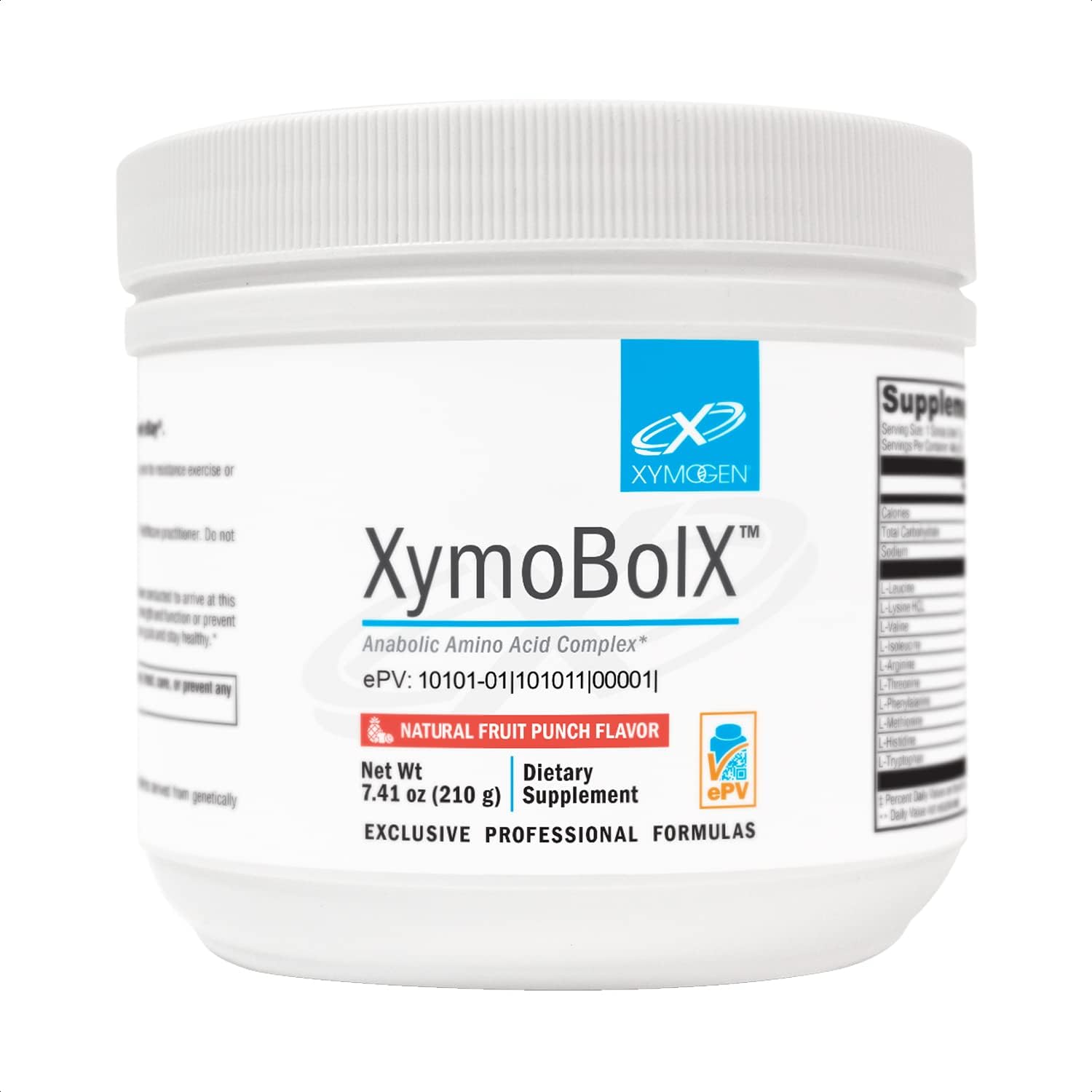 XYMOGEN XymoBolX polvo de aminoácidos para recuperación muscular.