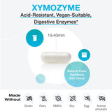 Cápsulas veganas de XymoZyme para digestión de grasas y carbohidratos