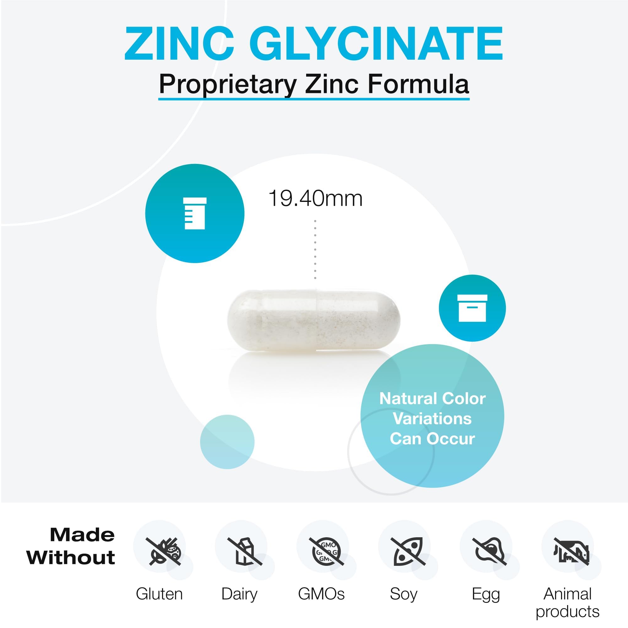 Cápsulas XYMOGEN Zinc Bisglicinato en detalle: formato vegano.